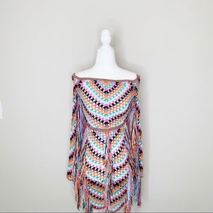Crochet fringed Boho Dress